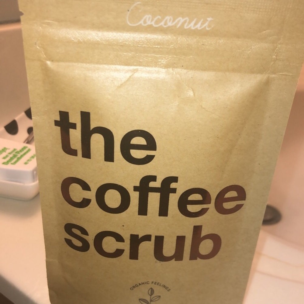 Organic coffee body scrub🌱☕️
